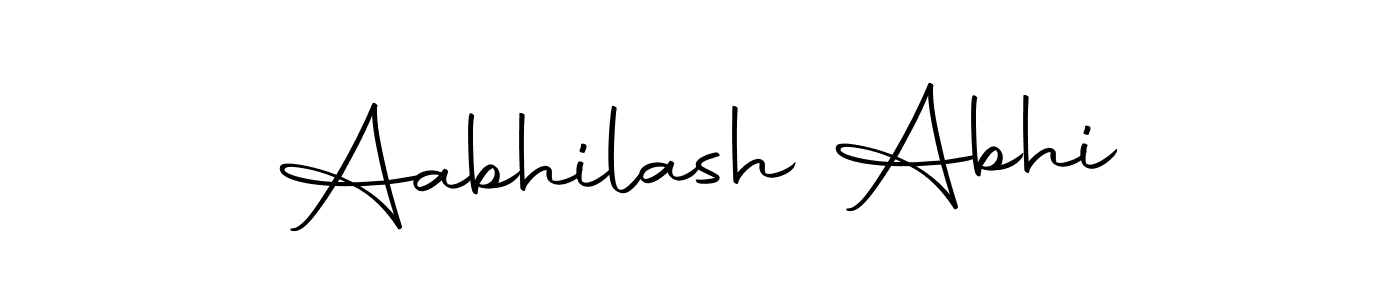 The best way (Autography-DOLnW) to make a short signature is to pick only two or three words in your name. The name Aabhilash Abhi include a total of six letters. For converting this name. Aabhilash Abhi signature style 10 images and pictures png