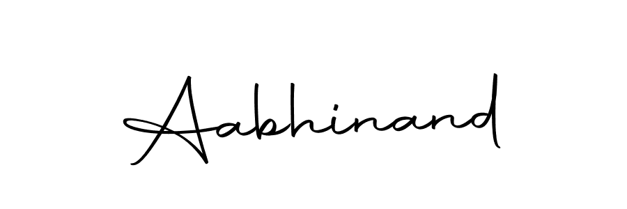 Make a beautiful signature design for name Aabhinand. With this signature (Autography-DOLnW) style, you can create a handwritten signature for free. Aabhinand signature style 10 images and pictures png