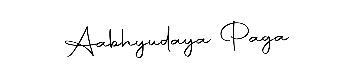 Aabhyudaya Paga stylish signature style. Best Handwritten Sign (Autography-DOLnW) for my name. Handwritten Signature Collection Ideas for my name Aabhyudaya Paga. Aabhyudaya Paga signature style 10 images and pictures png