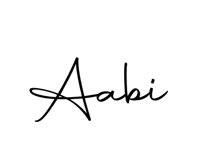 You should practise on your own different ways (Autography-DOLnW) to write your name (Aabi) in signature. don't let someone else do it for you. Aabi signature style 10 images and pictures png