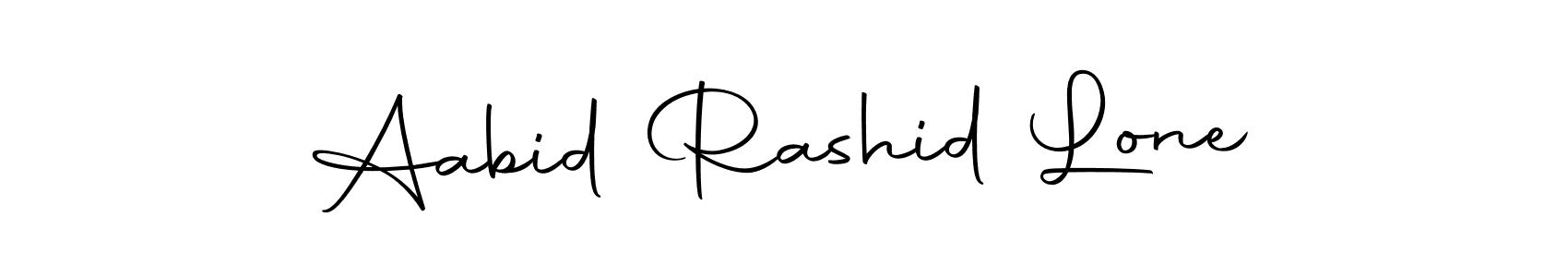 Design your own signature with our free online signature maker. With this signature software, you can create a handwritten (Autography-DOLnW) signature for name Aabid Rashid Lone. Aabid Rashid Lone signature style 10 images and pictures png