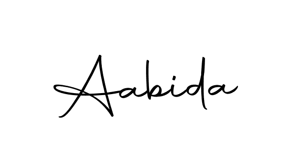 How to make Aabida signature? Autography-DOLnW is a professional autograph style. Create handwritten signature for Aabida name. Aabida signature style 10 images and pictures png