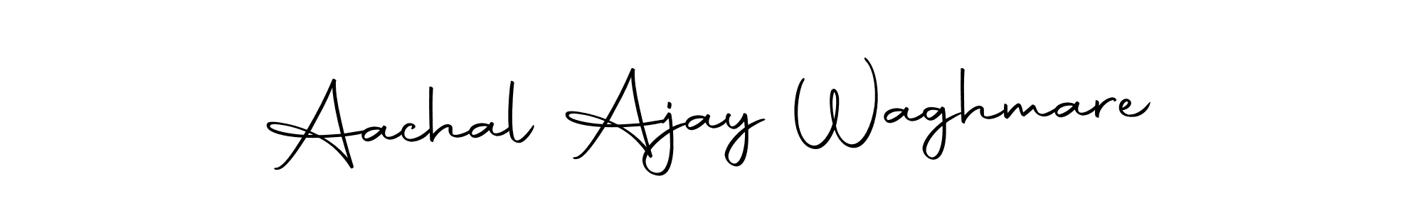 Make a beautiful signature design for name Aachal Ajay Waghmare. With this signature (Autography-DOLnW) style, you can create a handwritten signature for free. Aachal Ajay Waghmare signature style 10 images and pictures png