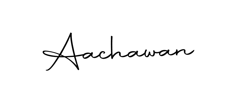 Use a signature maker to create a handwritten signature online. With this signature software, you can design (Autography-DOLnW) your own signature for name Aachawan. Aachawan signature style 10 images and pictures png