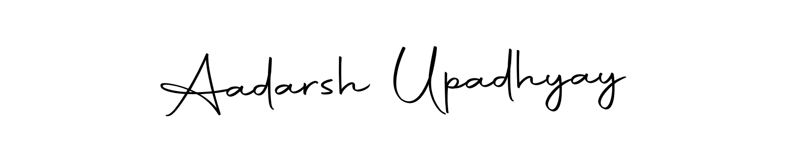You can use this online signature creator to create a handwritten signature for the name Aadarsh Upadhyay. This is the best online autograph maker. Aadarsh Upadhyay signature style 10 images and pictures png