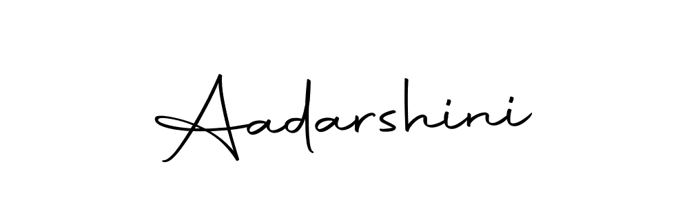 Design your own signature with our free online signature maker. With this signature software, you can create a handwritten (Autography-DOLnW) signature for name Aadarshini. Aadarshini signature style 10 images and pictures png