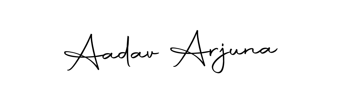 Design your own signature with our free online signature maker. With this signature software, you can create a handwritten (Autography-DOLnW) signature for name Aadav Arjuna. Aadav Arjuna signature style 10 images and pictures png