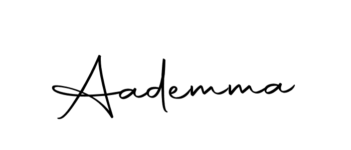 How to make Aademma signature? Autography-DOLnW is a professional autograph style. Create handwritten signature for Aademma name. Aademma signature style 10 images and pictures png