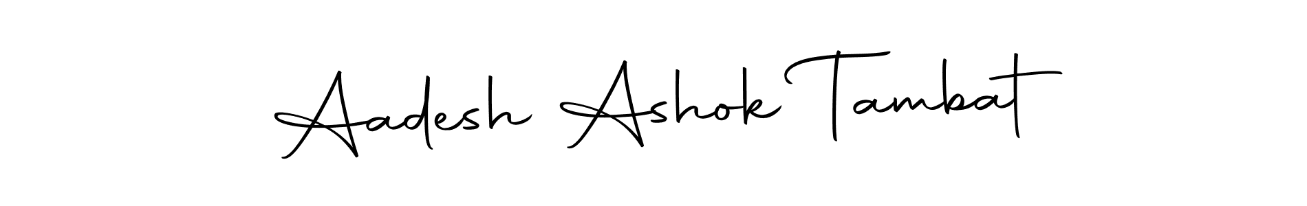 Make a short Aadesh Ashok Tambat signature style. Manage your documents anywhere anytime using Autography-DOLnW. Create and add eSignatures, submit forms, share and send files easily. Aadesh Ashok Tambat signature style 10 images and pictures png