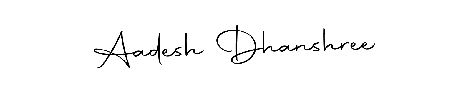 Similarly Autography-DOLnW is the best handwritten signature design. Signature creator online .You can use it as an online autograph creator for name Aadesh Dhanshree. Aadesh Dhanshree signature style 10 images and pictures png