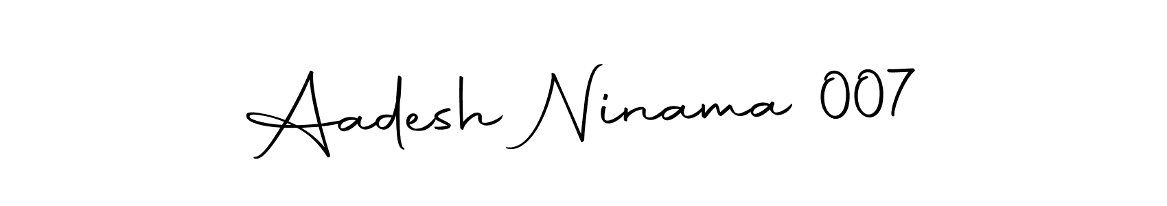 How to make Aadesh Ninama 007 signature? Autography-DOLnW is a professional autograph style. Create handwritten signature for Aadesh Ninama 007 name. Aadesh Ninama 007 signature style 10 images and pictures png