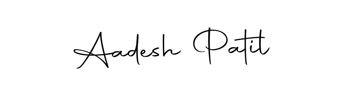 The best way (Autography-DOLnW) to make a short signature is to pick only two or three words in your name. The name Aadesh Patil include a total of six letters. For converting this name. Aadesh Patil signature style 10 images and pictures png