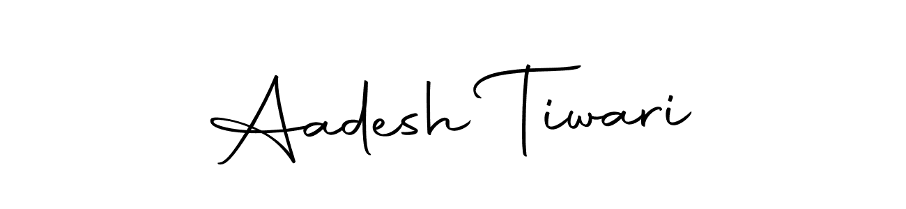 Use a signature maker to create a handwritten signature online. With this signature software, you can design (Autography-DOLnW) your own signature for name Aadesh Tiwari. Aadesh Tiwari signature style 10 images and pictures png