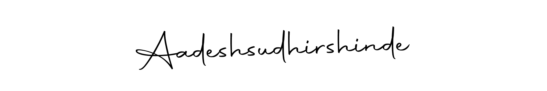 Also we have Aadeshsudhirshinde name is the best signature style. Create professional handwritten signature collection using Autography-DOLnW autograph style. Aadeshsudhirshinde signature style 10 images and pictures png