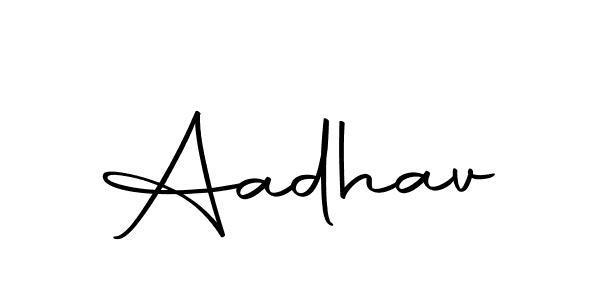 Make a beautiful signature design for name Aadhav. With this signature (Autography-DOLnW) style, you can create a handwritten signature for free. Aadhav signature style 10 images and pictures png