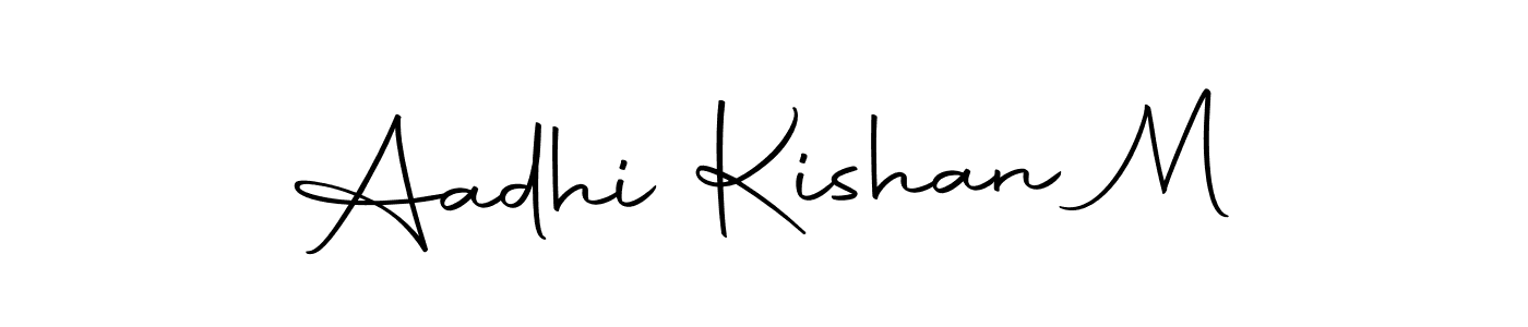Make a beautiful signature design for name Aadhi Kishan M. With this signature (Autography-DOLnW) style, you can create a handwritten signature for free. Aadhi Kishan M signature style 10 images and pictures png