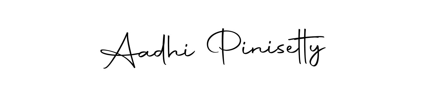 Make a short Aadhi Pinisetty signature style. Manage your documents anywhere anytime using Autography-DOLnW. Create and add eSignatures, submit forms, share and send files easily. Aadhi Pinisetty signature style 10 images and pictures png