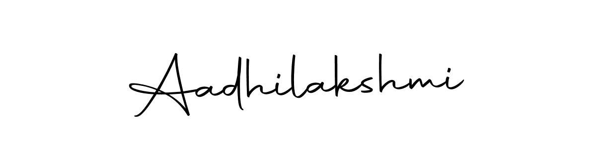 Make a beautiful signature design for name Aadhilakshmi. Use this online signature maker to create a handwritten signature for free. Aadhilakshmi signature style 10 images and pictures png