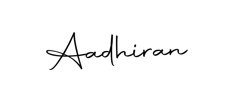 Make a beautiful signature design for name Aadhiran. With this signature (Autography-DOLnW) style, you can create a handwritten signature for free. Aadhiran signature style 10 images and pictures png