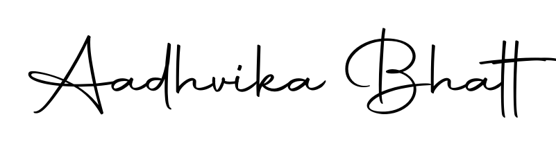 Aadhvika Bhatt stylish signature style. Best Handwritten Sign (Autography-DOLnW) for my name. Handwritten Signature Collection Ideas for my name Aadhvika Bhatt. Aadhvika Bhatt signature style 10 images and pictures png