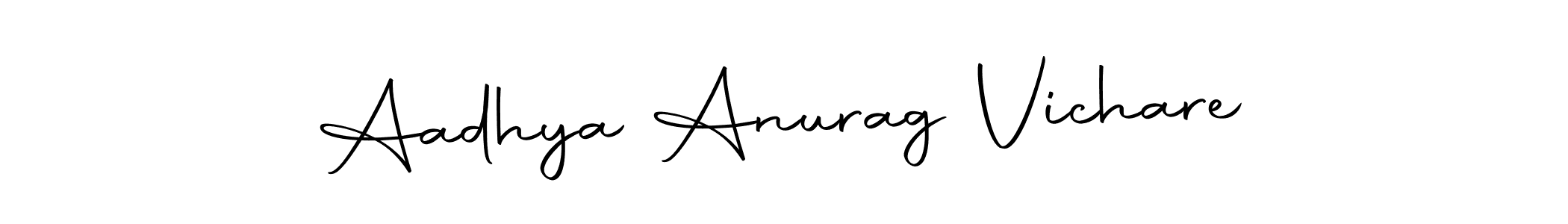 You should practise on your own different ways (Autography-DOLnW) to write your name (Aadhya Anurag Vichare) in signature. don't let someone else do it for you. Aadhya Anurag Vichare signature style 10 images and pictures png