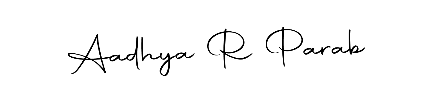 It looks lik you need a new signature style for name Aadhya R Parab. Design unique handwritten (Autography-DOLnW) signature with our free signature maker in just a few clicks. Aadhya R Parab signature style 10 images and pictures png