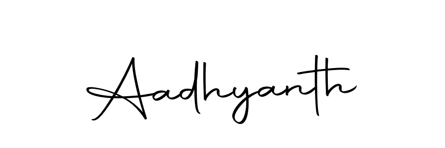 Aadhyanth stylish signature style. Best Handwritten Sign (Autography-DOLnW) for my name. Handwritten Signature Collection Ideas for my name Aadhyanth. Aadhyanth signature style 10 images and pictures png