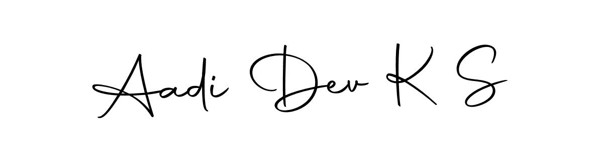 Make a beautiful signature design for name Aadi Dev K S. Use this online signature maker to create a handwritten signature for free. Aadi Dev K S signature style 10 images and pictures png