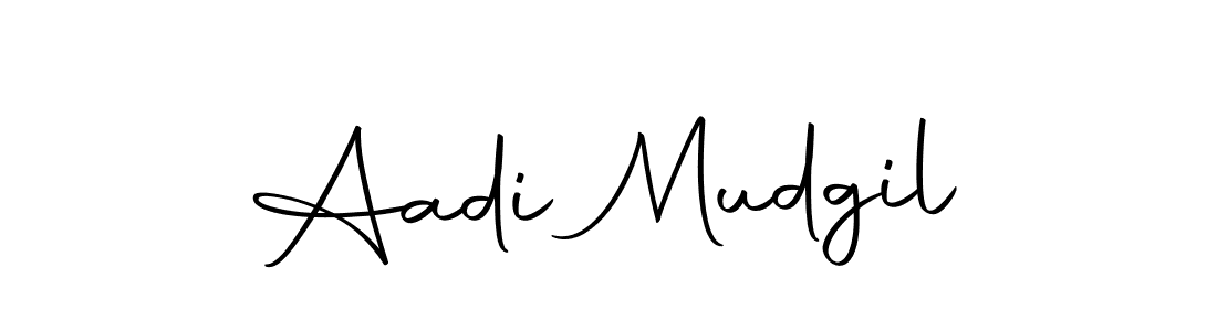 Make a short Aadi Mudgil signature style. Manage your documents anywhere anytime using Autography-DOLnW. Create and add eSignatures, submit forms, share and send files easily. Aadi Mudgil signature style 10 images and pictures png