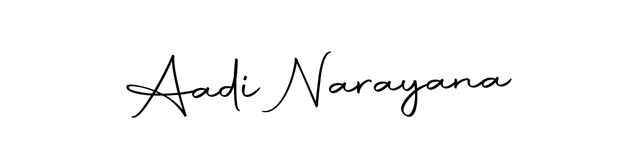 Create a beautiful signature design for name Aadi Narayana. With this signature (Autography-DOLnW) fonts, you can make a handwritten signature for free. Aadi Narayana signature style 10 images and pictures png