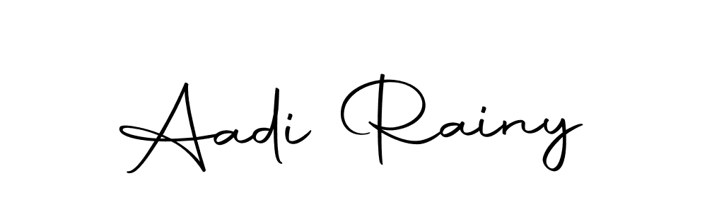 Autography-DOLnW is a professional signature style that is perfect for those who want to add a touch of class to their signature. It is also a great choice for those who want to make their signature more unique. Get Aadi Rainy name to fancy signature for free. Aadi Rainy signature style 10 images and pictures png