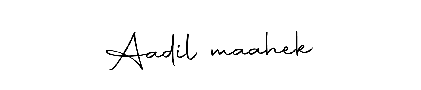 Make a beautiful signature design for name Aadil✓maahek. Use this online signature maker to create a handwritten signature for free. Aadil✓maahek signature style 10 images and pictures png