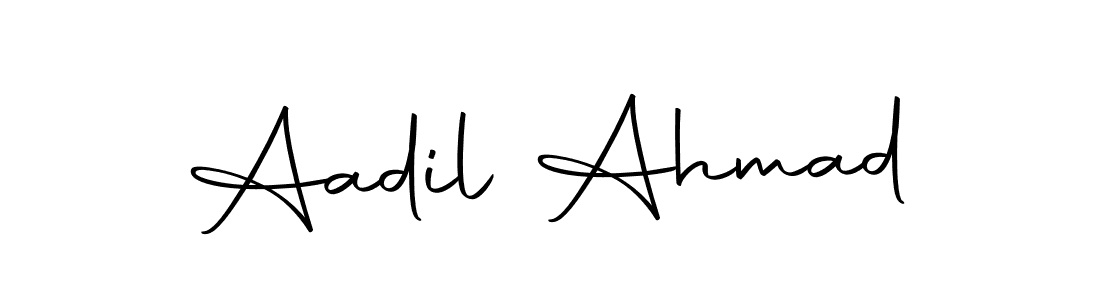 Use a signature maker to create a handwritten signature online. With this signature software, you can design (Autography-DOLnW) your own signature for name Aadil Ahmad. Aadil Ahmad signature style 10 images and pictures png