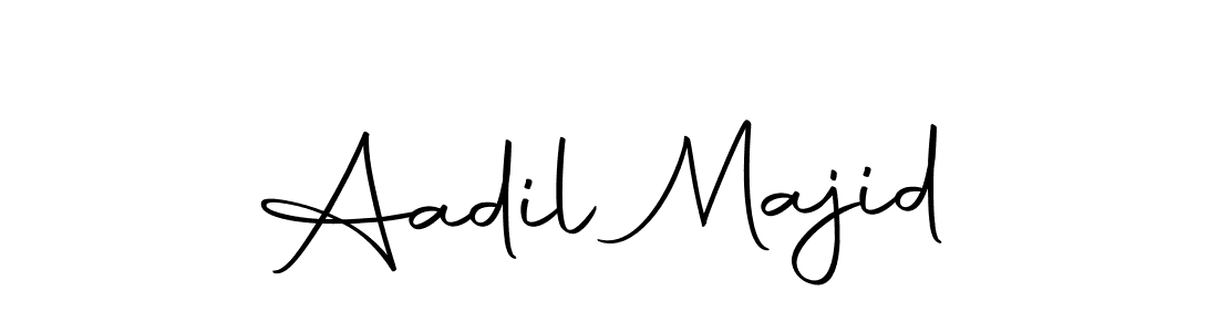 Use a signature maker to create a handwritten signature online. With this signature software, you can design (Autography-DOLnW) your own signature for name Aadil Majid. Aadil Majid signature style 10 images and pictures png