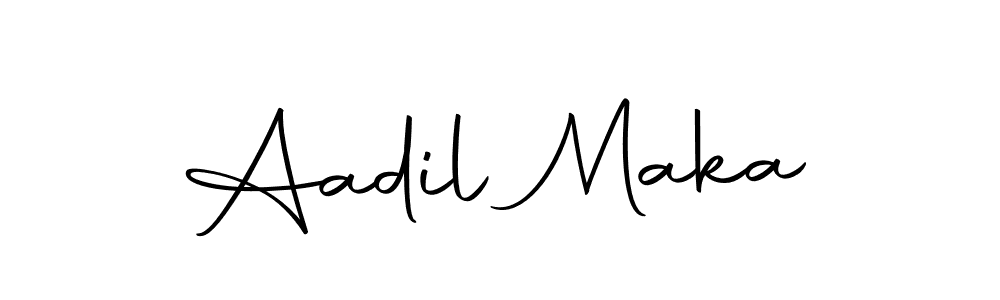 Make a short Aadil Maka signature style. Manage your documents anywhere anytime using Autography-DOLnW. Create and add eSignatures, submit forms, share and send files easily. Aadil Maka signature style 10 images and pictures png