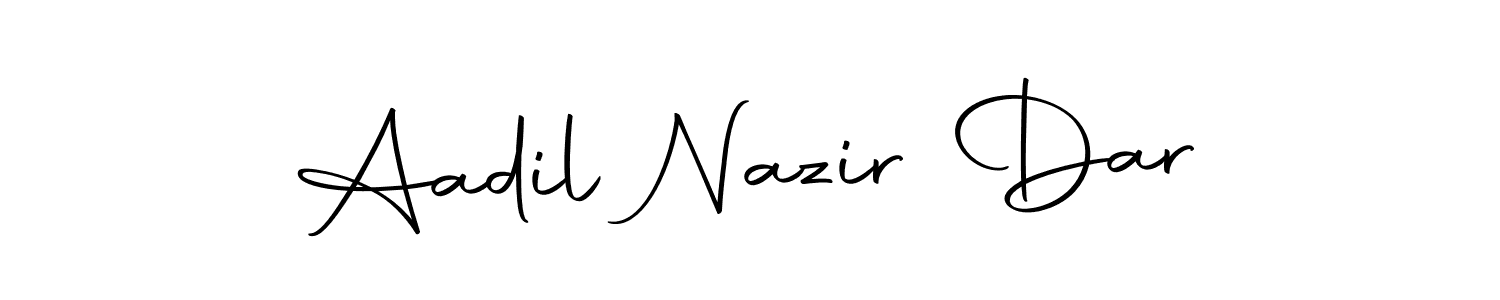 Aadil Nazir Dar stylish signature style. Best Handwritten Sign (Autography-DOLnW) for my name. Handwritten Signature Collection Ideas for my name Aadil Nazir Dar. Aadil Nazir Dar signature style 10 images and pictures png