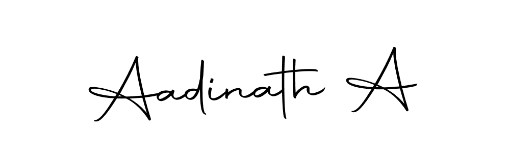 Make a beautiful signature design for name Aadinath A. With this signature (Autography-DOLnW) style, you can create a handwritten signature for free. Aadinath A signature style 10 images and pictures png