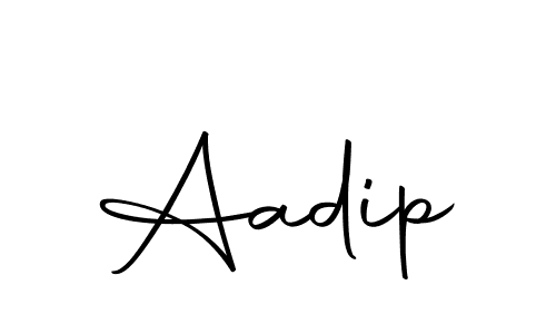 How to make Aadip name signature. Use Autography-DOLnW style for creating short signs online. This is the latest handwritten sign. Aadip signature style 10 images and pictures png