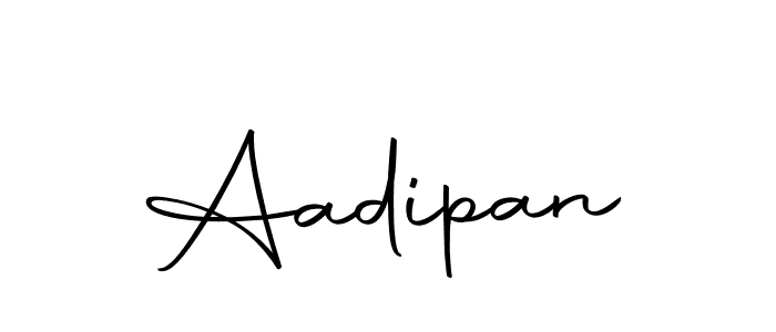 Design your own signature with our free online signature maker. With this signature software, you can create a handwritten (Autography-DOLnW) signature for name Aadipan. Aadipan signature style 10 images and pictures png