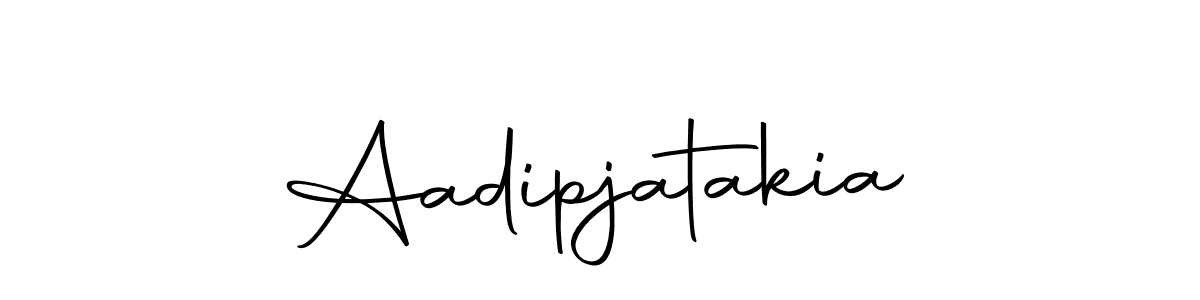 How to make Aadipjatakia name signature. Use Autography-DOLnW style for creating short signs online. This is the latest handwritten sign. Aadipjatakia signature style 10 images and pictures png