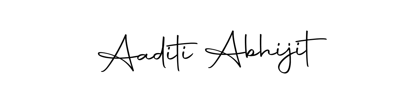 Here are the top 10 professional signature styles for the name Aaditi Abhijit. These are the best autograph styles you can use for your name. Aaditi Abhijit signature style 10 images and pictures png