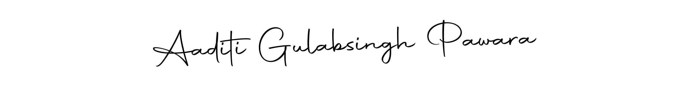 Design your own signature with our free online signature maker. With this signature software, you can create a handwritten (Autography-DOLnW) signature for name Aaditi Gulabsingh Pawara. Aaditi Gulabsingh Pawara signature style 10 images and pictures png