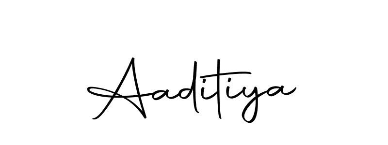 Design your own signature with our free online signature maker. With this signature software, you can create a handwritten (Autography-DOLnW) signature for name Aaditiya. Aaditiya signature style 10 images and pictures png