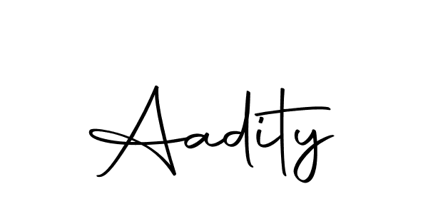 Use a signature maker to create a handwritten signature online. With this signature software, you can design (Autography-DOLnW) your own signature for name Aadity. Aadity signature style 10 images and pictures png