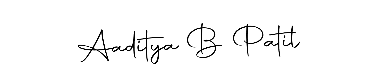 Also we have Aaditya B Patil name is the best signature style. Create professional handwritten signature collection using Autography-DOLnW autograph style. Aaditya B Patil signature style 10 images and pictures png