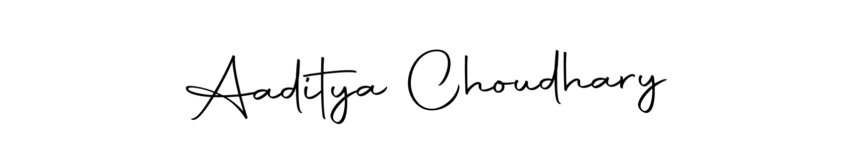 Create a beautiful signature design for name Aaditya Choudhary. With this signature (Autography-DOLnW) fonts, you can make a handwritten signature for free. Aaditya Choudhary signature style 10 images and pictures png