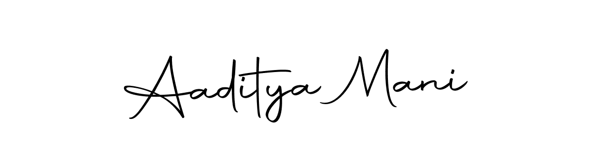 Design your own signature with our free online signature maker. With this signature software, you can create a handwritten (Autography-DOLnW) signature for name Aaditya Mani. Aaditya Mani signature style 10 images and pictures png