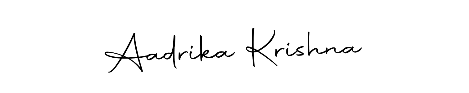 Aadrika Krishna stylish signature style. Best Handwritten Sign (Autography-DOLnW) for my name. Handwritten Signature Collection Ideas for my name Aadrika Krishna. Aadrika Krishna signature style 10 images and pictures png