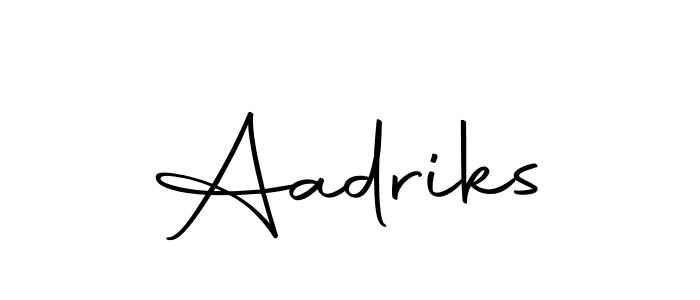 Similarly Autography-DOLnW is the best handwritten signature design. Signature creator online .You can use it as an online autograph creator for name Aadriks. Aadriks signature style 10 images and pictures png