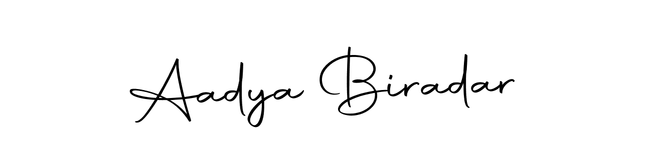 How to make Aadya Biradar signature? Autography-DOLnW is a professional autograph style. Create handwritten signature for Aadya Biradar name. Aadya Biradar signature style 10 images and pictures png
